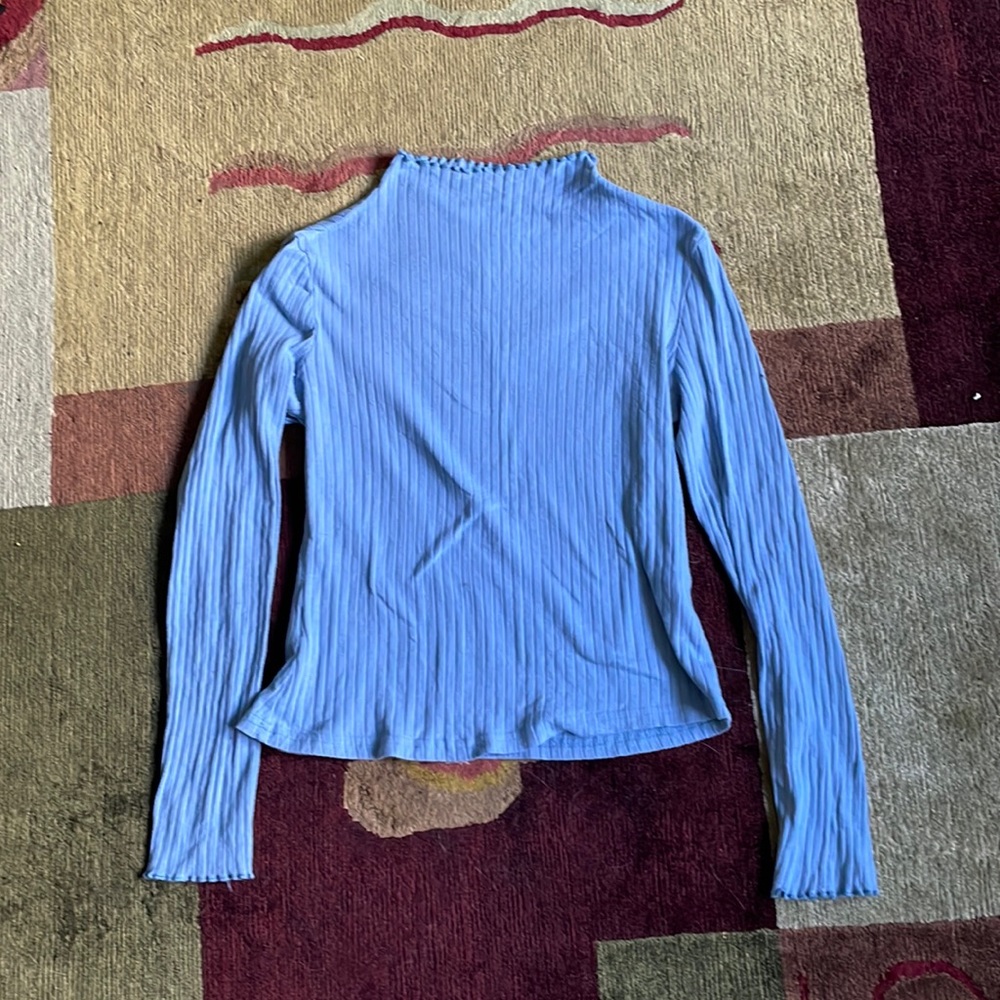 SHEIN blue turtleneck